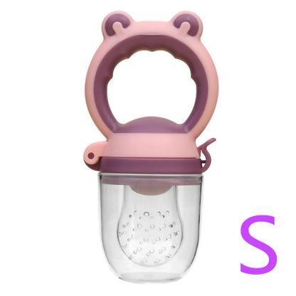Frog Head Baby Fruit and Vegetable Silicone Feeder