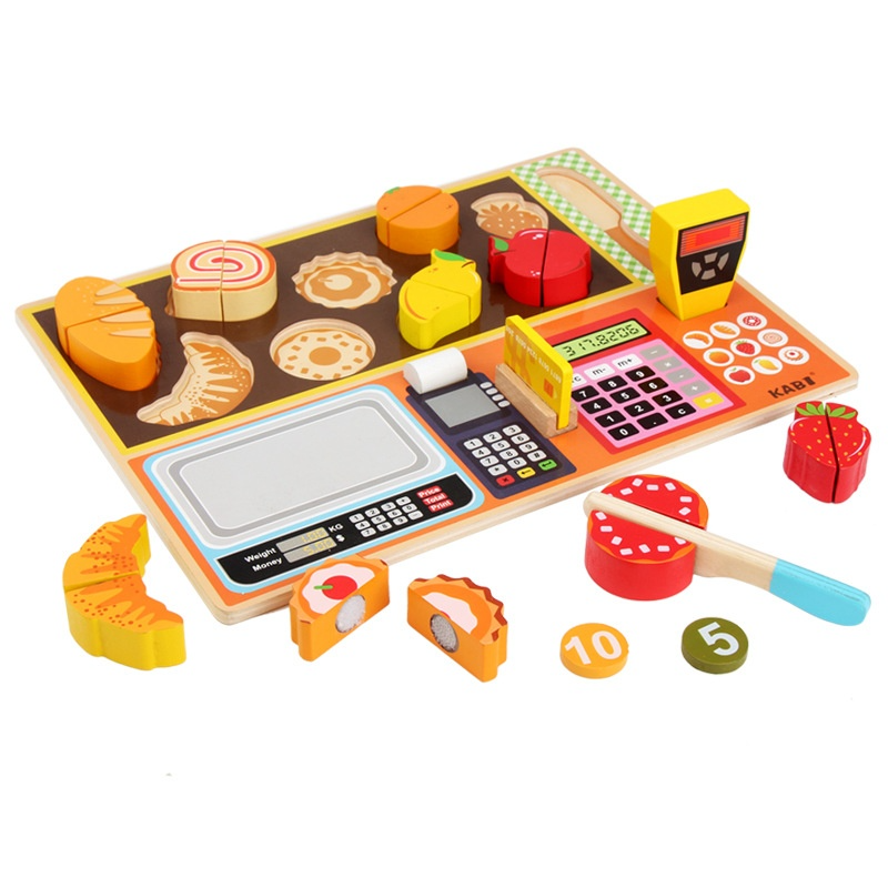 Kids Wooden Tea Party Playset