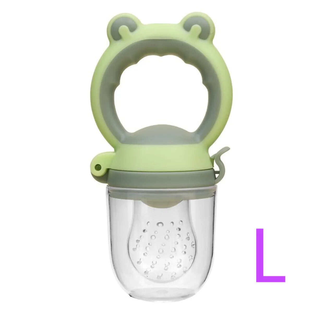 Frog Head Baby Fruit and Vegetable Silicone Feeder
