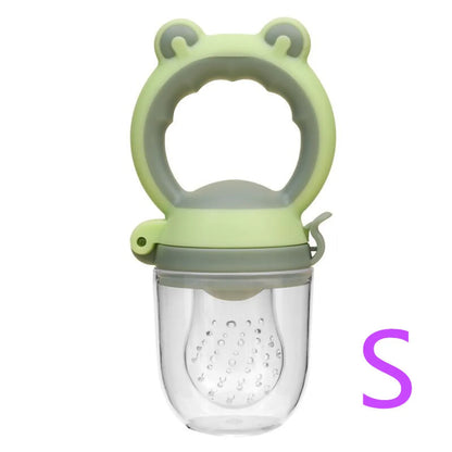 Frog Head Baby Fruit and Vegetable Silicone Feeder
