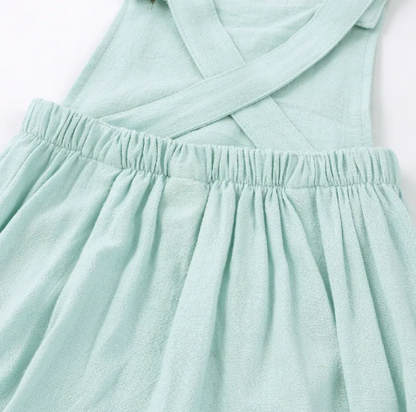 Baby Sleeveless Cotton Jumpsuit