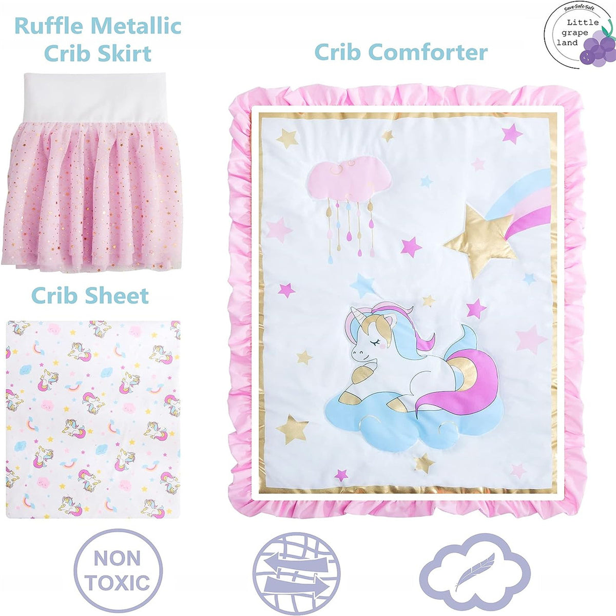 Little Unicorn Dreamland Bedding