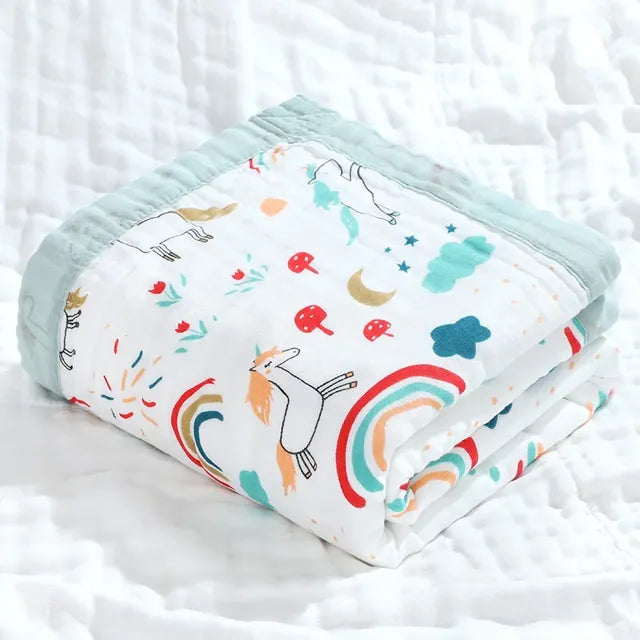 Little Dreamer Cotton Swaddle Blanket