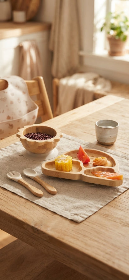 Little Sprout Bamboo Mealtime Set