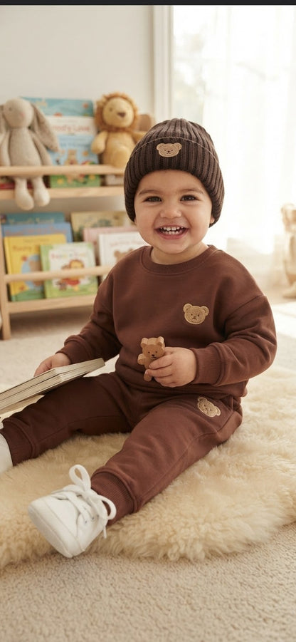 Theo Bear Sweatshirt & Jogger Set