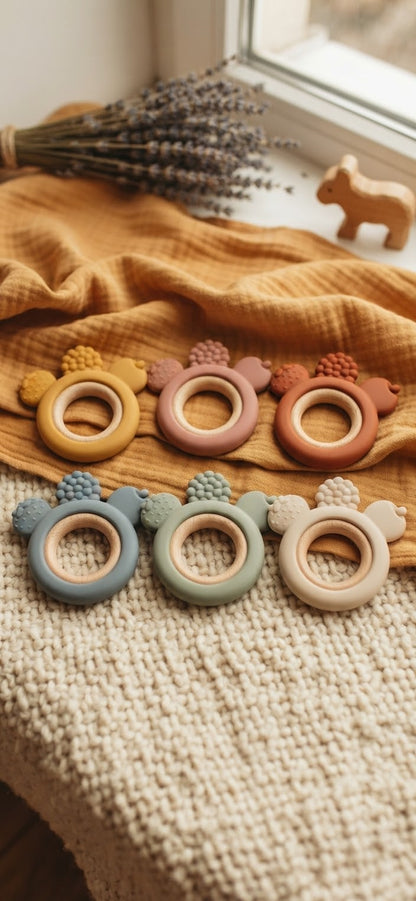 Sweet Orchard Silicone Teether