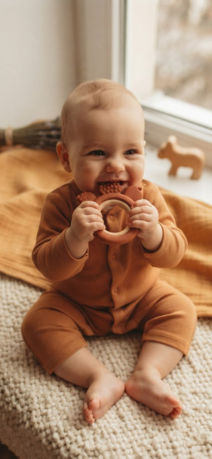 Sweet Orchard Silicone Teether