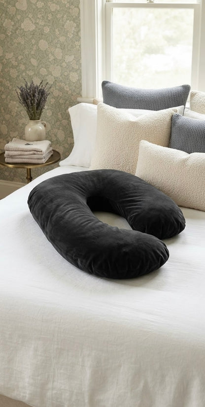 SnuggleCuddle J-Shaped Maternity Pillow