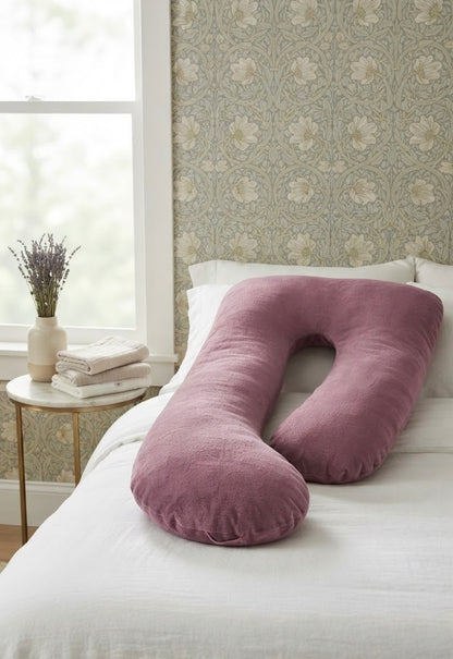 SnuggleCuddle J-Shaped Maternity Pillow