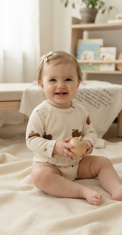 Autumn Orchard Baby Jumpsuit