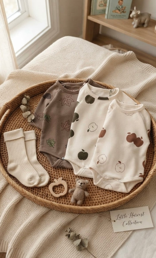 Autumn Orchard Baby Jumpsuit