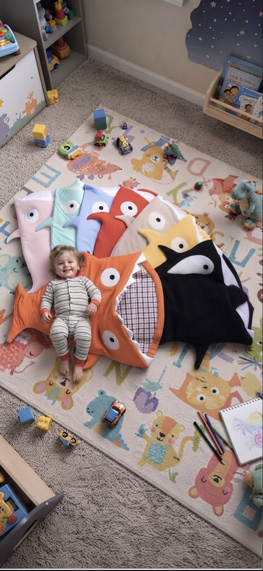 Sleepy Shark Snuggle Sack
