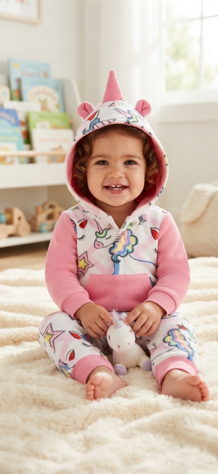 Dino & Unicorn Baby Bodysuit