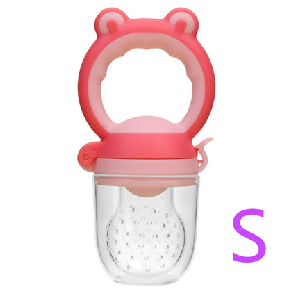 Frog Head Baby Fruit and Vegetable Silicone Feeder