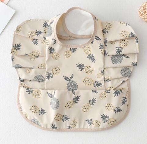 Baby Meal Pocket Waterproof Bib with Angel Wing Design