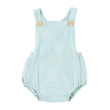 Baby Sleeveless Cotton Jumpsuit