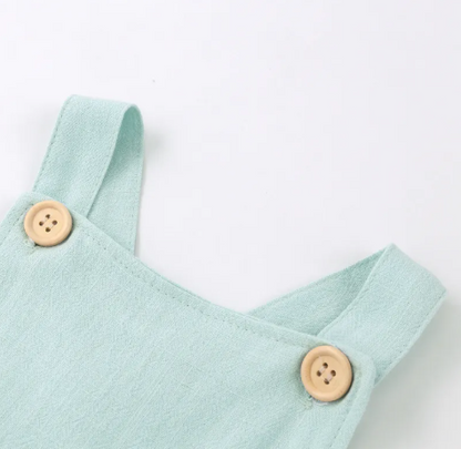 Baby Sleeveless Cotton Jumpsuit