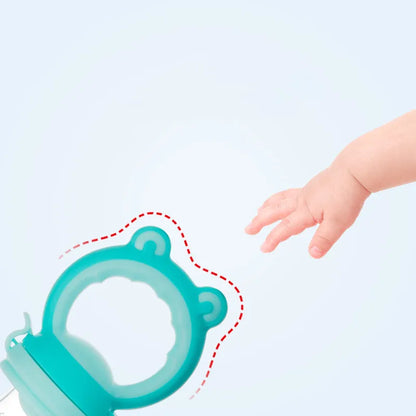 Frog Head Baby Fruit and Vegetable Silicone Feeder