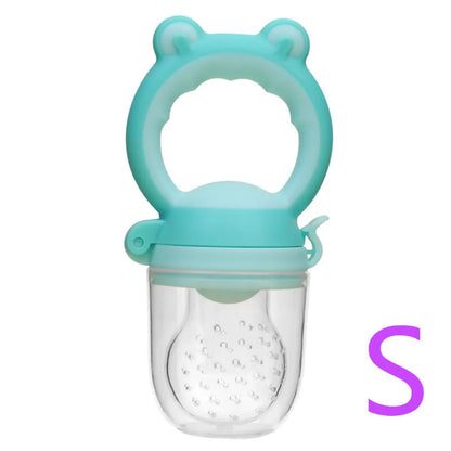 Frog Head Baby Fruit and Vegetable Silicone Feeder